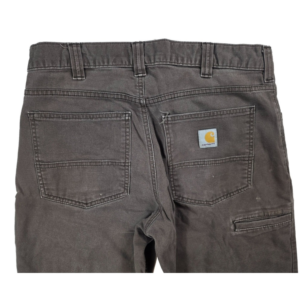 Carhartt Relaxed Fit Brown Carpenter Jeans Men's Size 32x32 - Picture 4 of 6